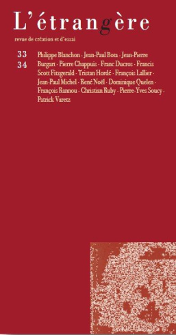 L'étrangère N° 33-34 : Poésie d'Afrique francophone