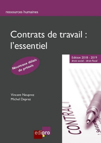 Contrats de travail/L'essentiel / L'essentiel