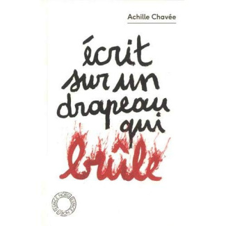 Ecrit sur un drapeau qui brûle