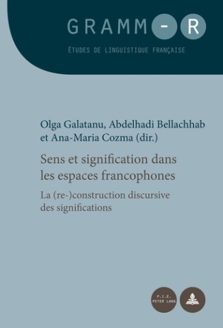 Sens et signification dans les espaces francophones. La (re)construction discursive des significatio