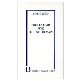 POUR EN FINIR AVEC LE GENRE HUMAIN