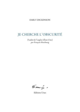 Je cherche l'obscurité. Poèmes 1866-1871