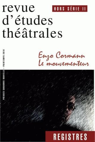 Registres Hors-série, N°2 : Enzo Cormann le mouvementeur