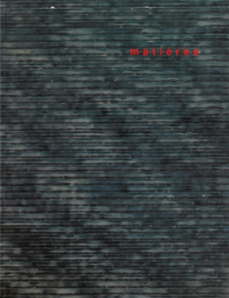 Matières N° 3/1999