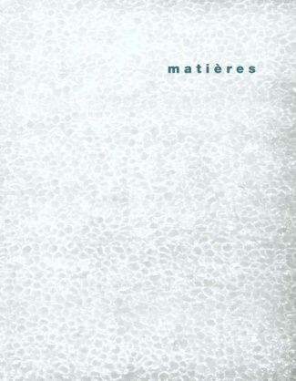 Matières N° 4/2000