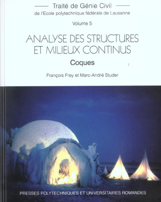 Analyse des structures et milieux continus. Coques
