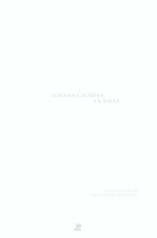Formes cachées, la ville