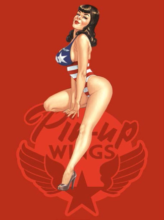 Pin-up Wings Intégrale : Coffret en 4 volumes. Avec une plaque de métal