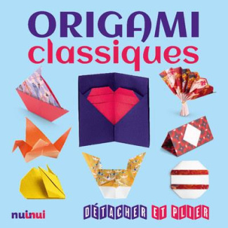 Origami classiques. Détacher et plier