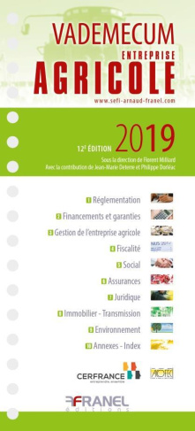 Vademecum de l'entreprise agricole. Edition 2019