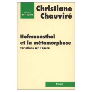 HOFMANNSTHAL ET LA METAMORPHOSE