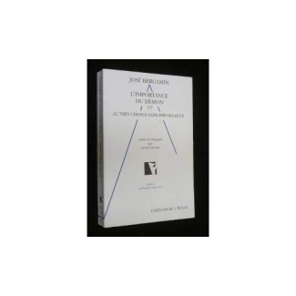 L'importance du démon et autres choses sans importance