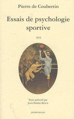 Essais de psychologie sportive