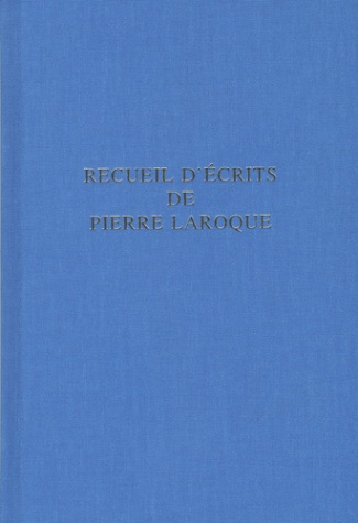 Recueils d'écrits de Pierre Laroque