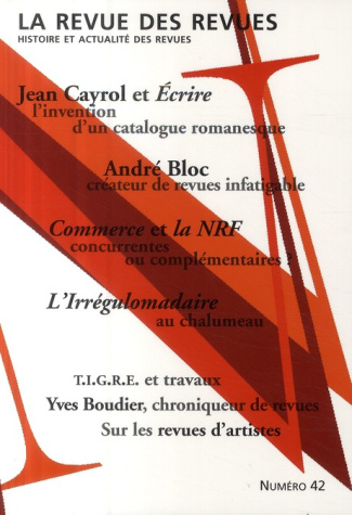 La revue des revues N° 42, Automne 2009
