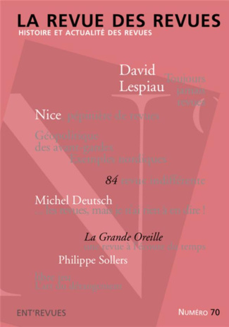 La revue des revues N° 70, automne 2023