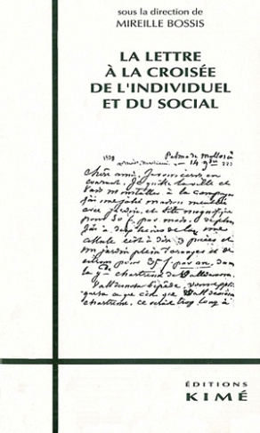 La lettre à la croisée de l'individuel et du social