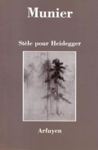 Stele pour heidegger