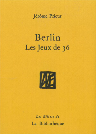 Berlin. Les jeux de 36