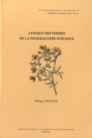 LEXIQUE DES TERMES DE LA PHARMACOPEE SYRIAQUE