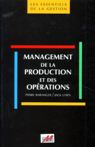 MANAGEMENT DE LA PRODUCTION ET DES OPERATIONS