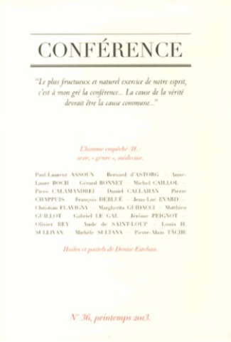 Conférence N° 36, printemps 2013 : L'homme empêché. Tome 2, Sexe, "genre", médecine