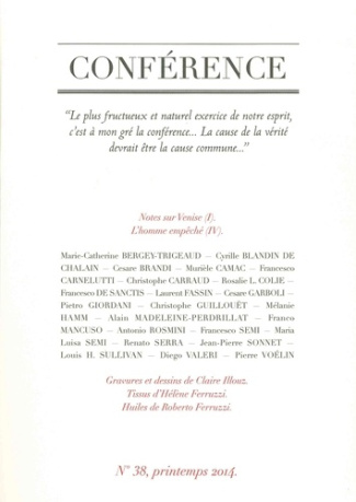 Conférence N° 38, printemps 2014