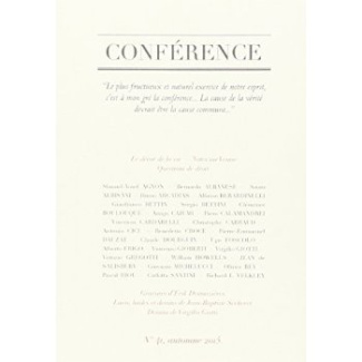 Conférence N° 41, automne 2015