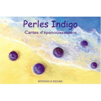 Perles indigo. Cartes d'épanouissement