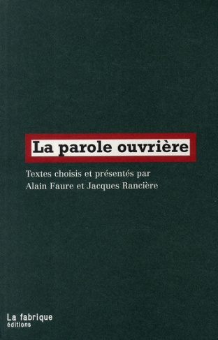 La parole ouvrière