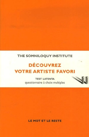 Découvrez votre artiste favori. Test Latenta Questionnaire à choix multiples