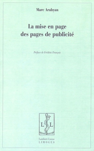 La mise en page des pages de publicité