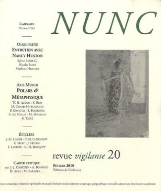 Nunc N° 20, Février 2010 : Polars & métaphysique