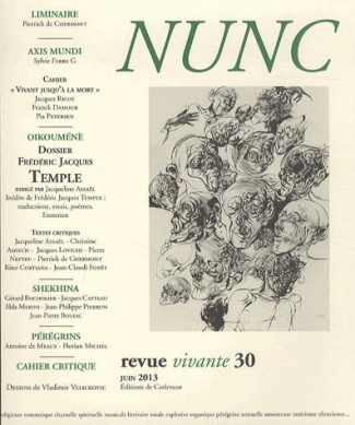 Nunc N° 30, juin 2013 : Dossier Frédéric Jacques Temple