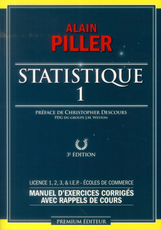 Statistique. Tome 1, 3e édition