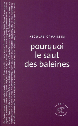 Pourquoi le saut des baleines