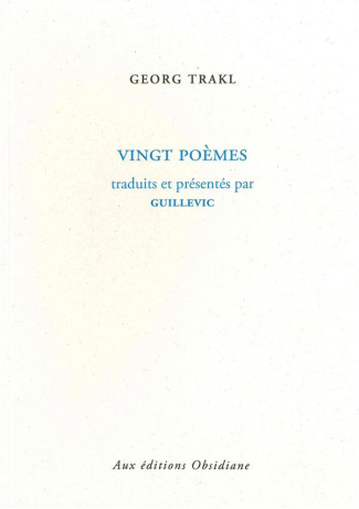 Vingt poèmes. Edition bilingue français-allemand