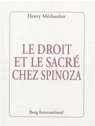 Le droit et le sacré chez Spinoza