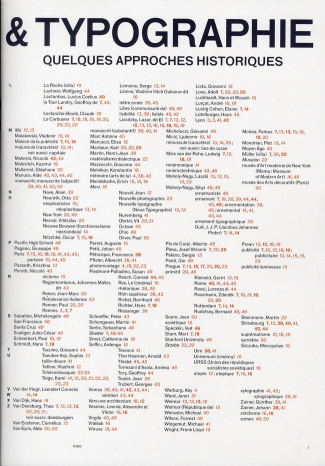 Architecture & typographie. Quelques approches historiques