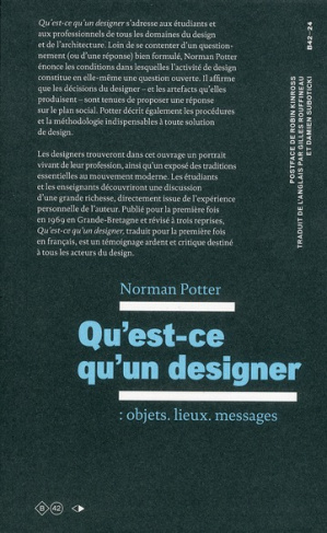 Qu'est-ce que qu'un designer : objets, lieux, messages