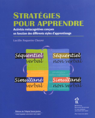 Stratégies pour apprendre. Activités métacognitives conçues en fonction des différents styles d'appr