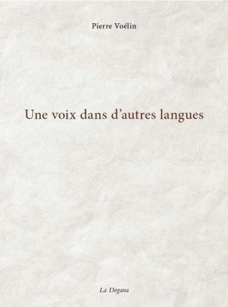 Des voix dans l'autre langue