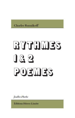 Rythmes 1 & 2, Poèmes. Edition bilingue français-anglais