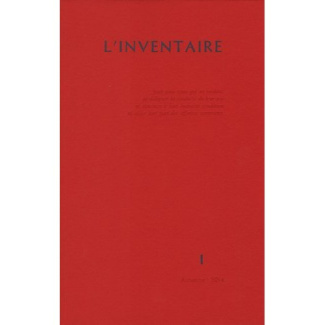 L'inventaire N° 1, Automne 2014