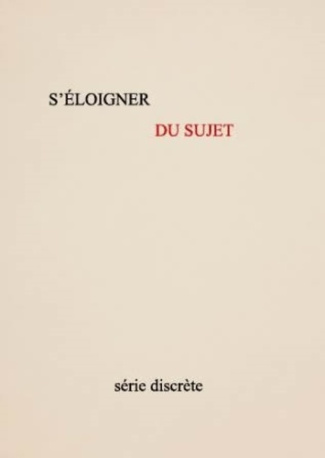 S'éloigner du sujet