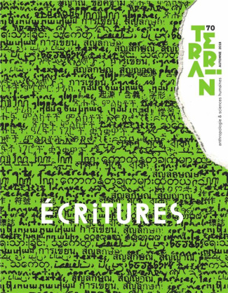 Terrain N° 70, automne 2018 : Ecritures