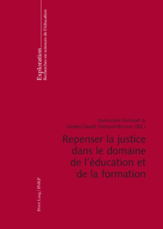 Repenser la justice dans le domaine de l'éducation et de la formation
