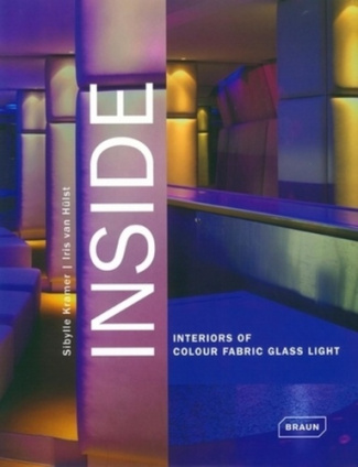 Inside. Interiors of colour fabric glass light