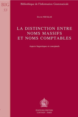 LA DISTINCTION ENTRE NOMS PASSIFS ET NOMS COMPTABLES