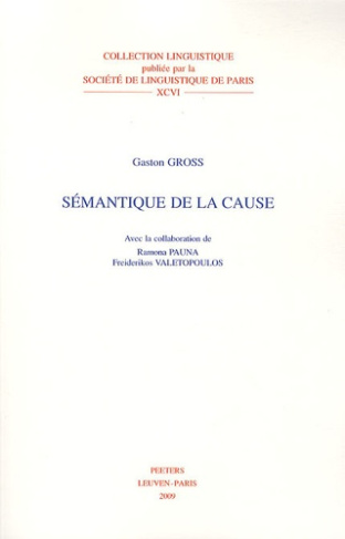 SEMANTIQUE DE LA CAUSE